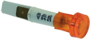 СИГНАЛЬНОЯ ЛАМПОЧКА 250В ОРАНЖЕВАЯ