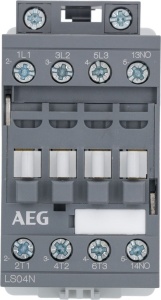 КОНТАКТОР AEG LS4K 9A 230В 50/60ГЦ 4КВТ