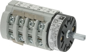 ПАКЕТНЫЙ ПЕРЕКЛЮЧАТЕЛЬ, ПОЗИЦИИ 0-2 20А 600В