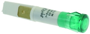 ЗЕЛЕНАЯ ИНДИКАТОРНАЯ ЛАМПОЧКА 230В