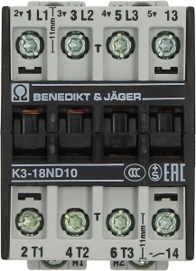 КОНТАКТОР BENEDIKT/JAGER K3-18ND10 RATIONAL 40.03.690S