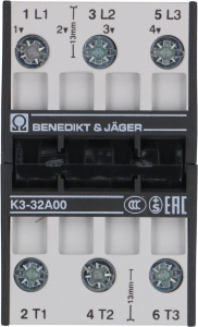 КОНТАКТОР BENEDIKT / JAGER K3-32A00 ELECTROLUX PROFESSIONAL 0005210900